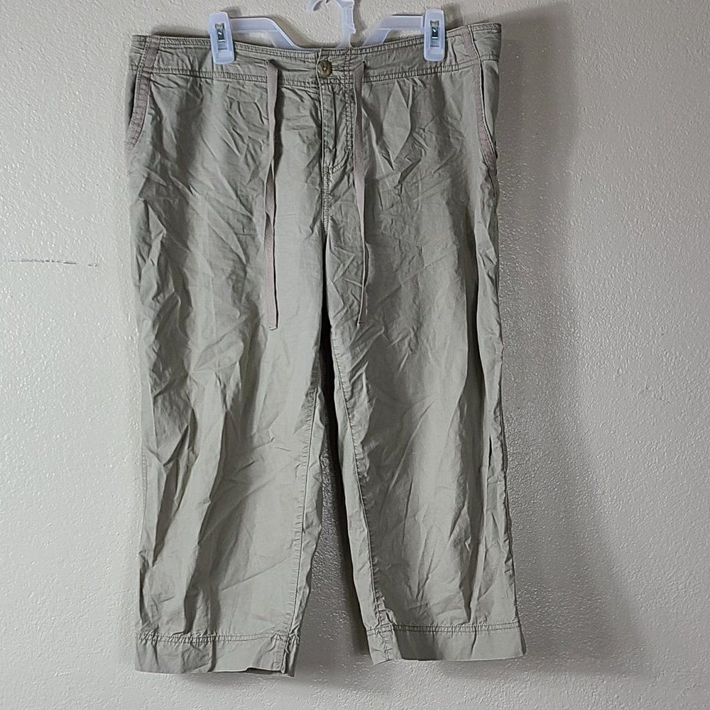 Mossimo Capris Khaki Size Plus Size 16W
